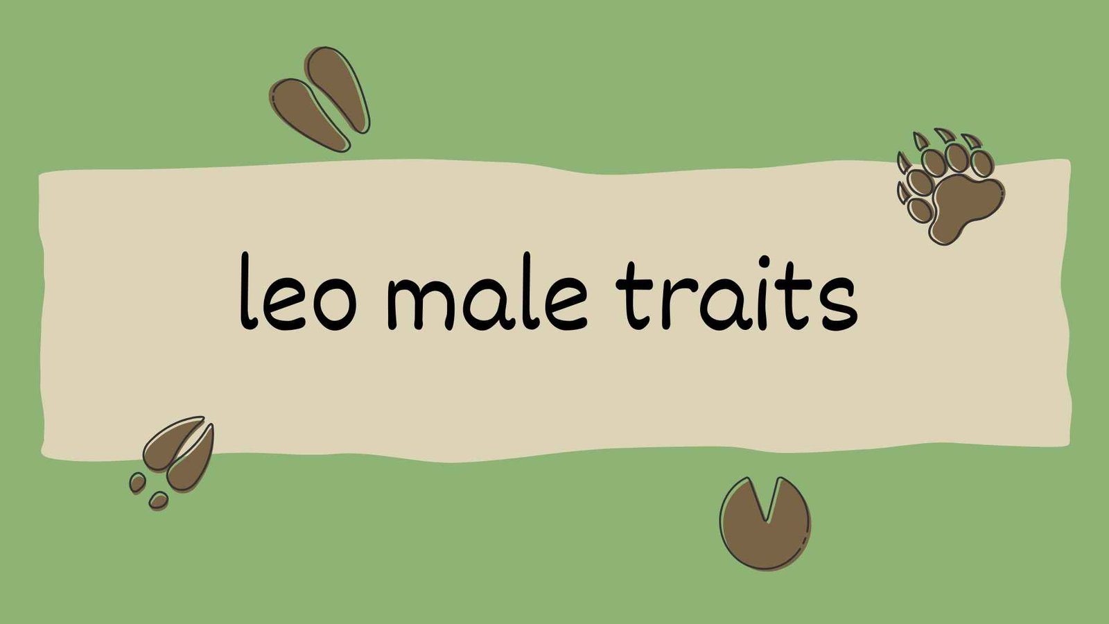 leo male traits