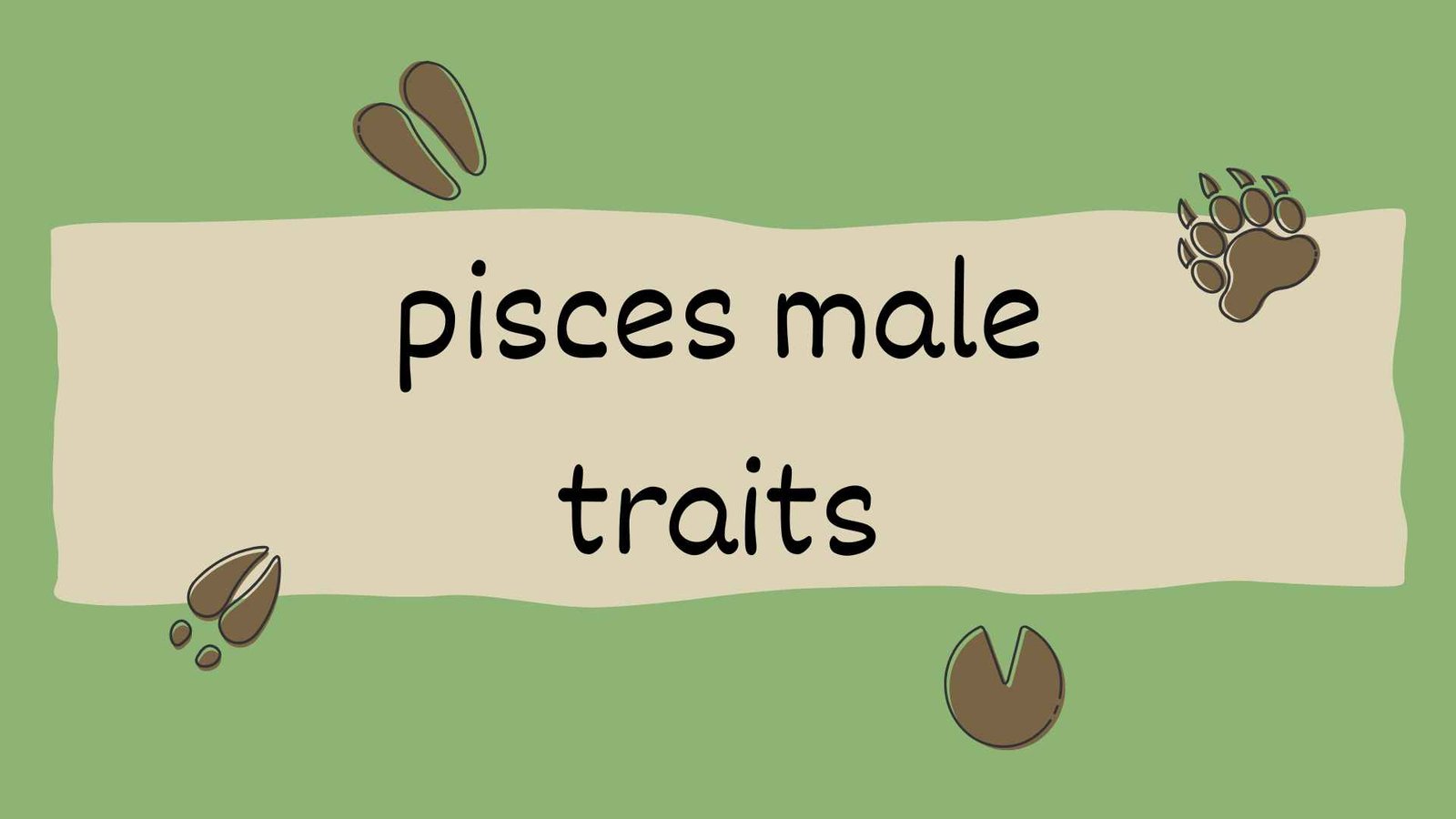 pisces male traits