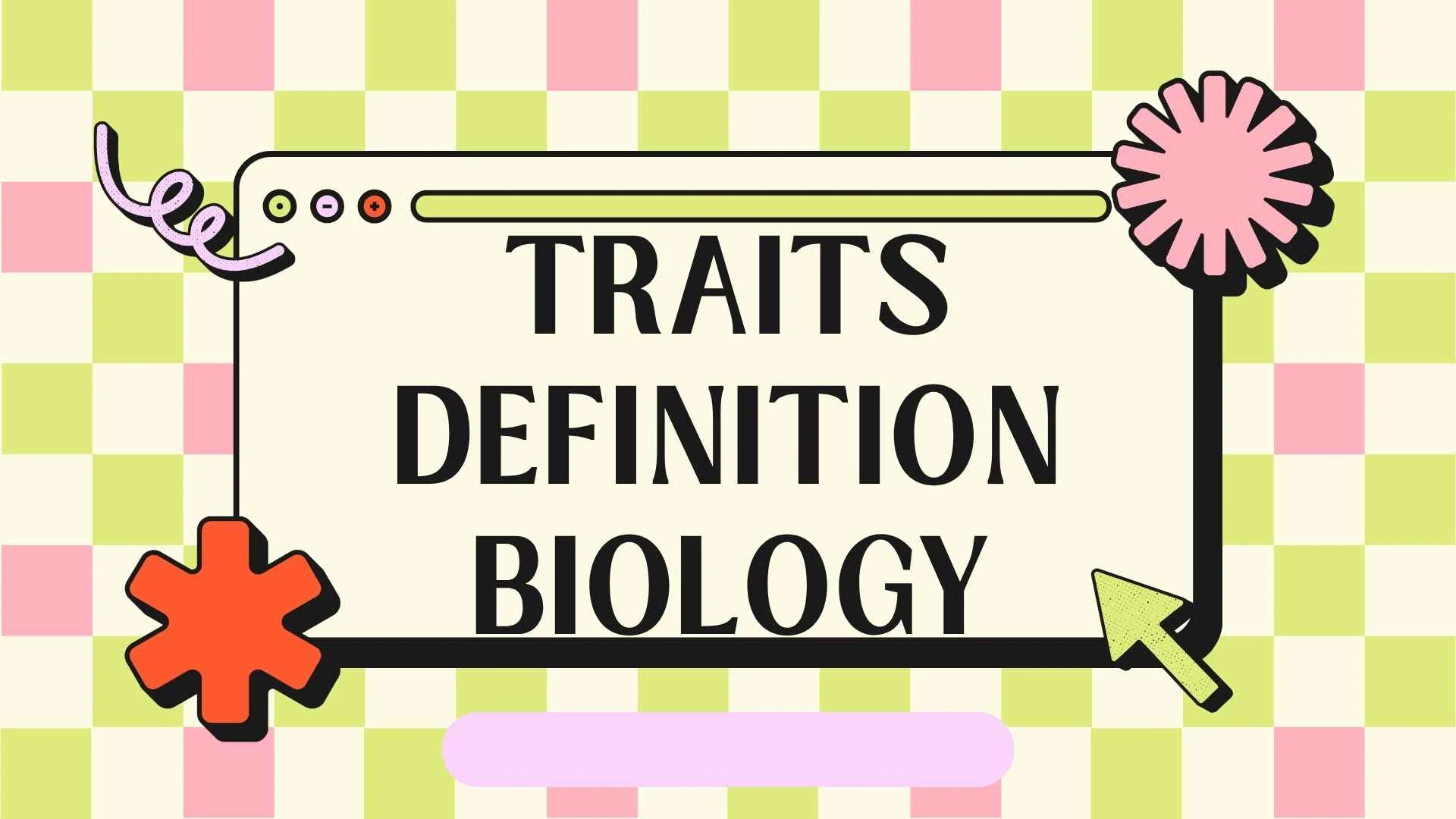 traits definition biology